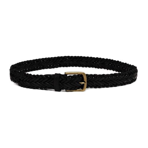 BRAIDED BELT BLACK